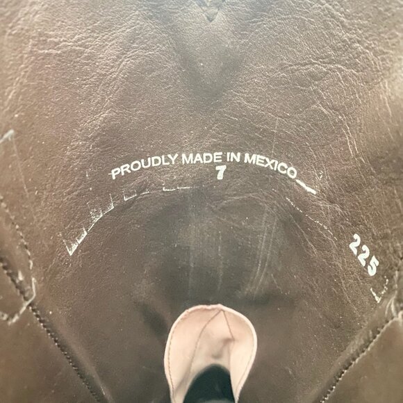 Lane EMMA JANE Womens Cowboy Boots 7 Pink Western Cowgirl Mid Calf Pointed Toe - Picture 9 of 11